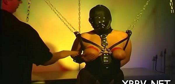  Fastened up woman forced to endure severe bdsm xxx moments